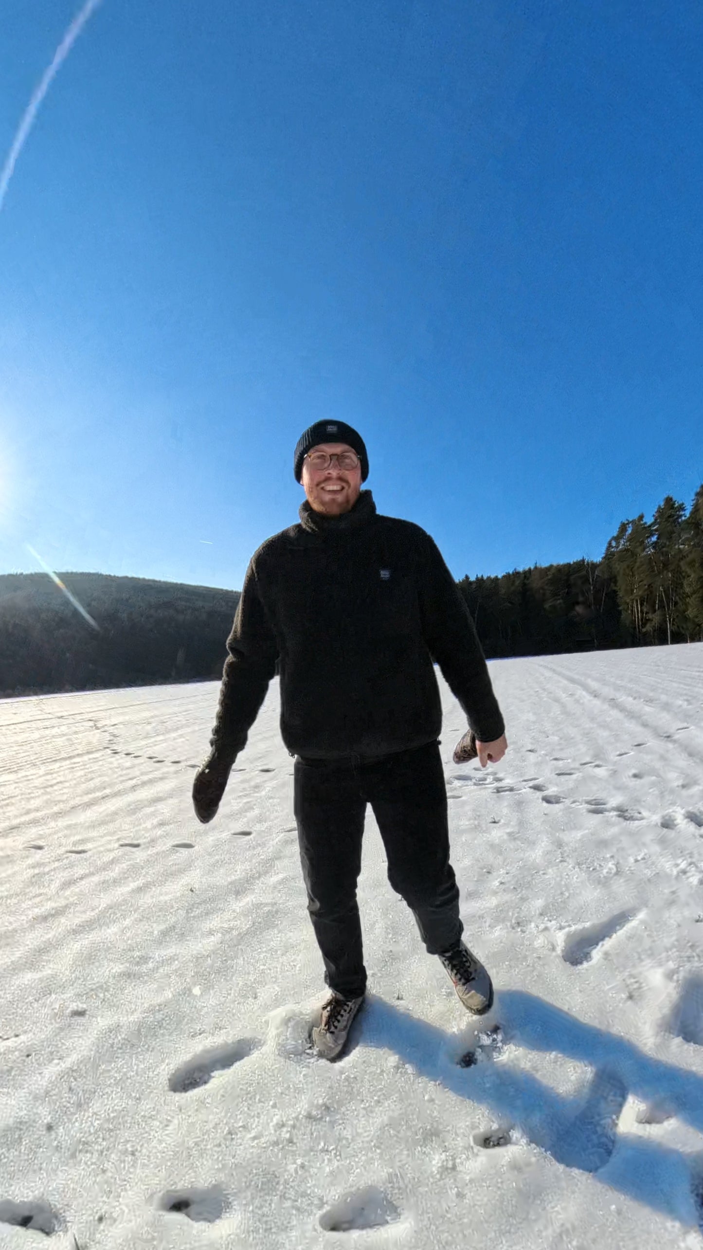 SHERPA Jacke Unisex, Black