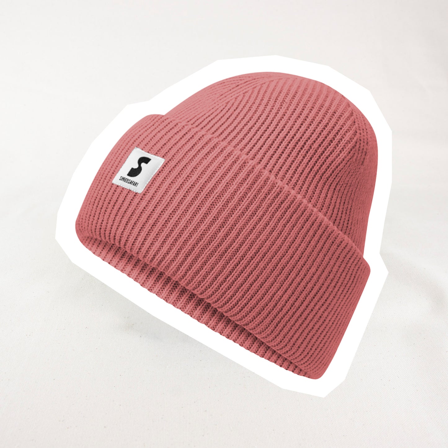 Slopestyle Fluffy Beanie, Dusty Rose