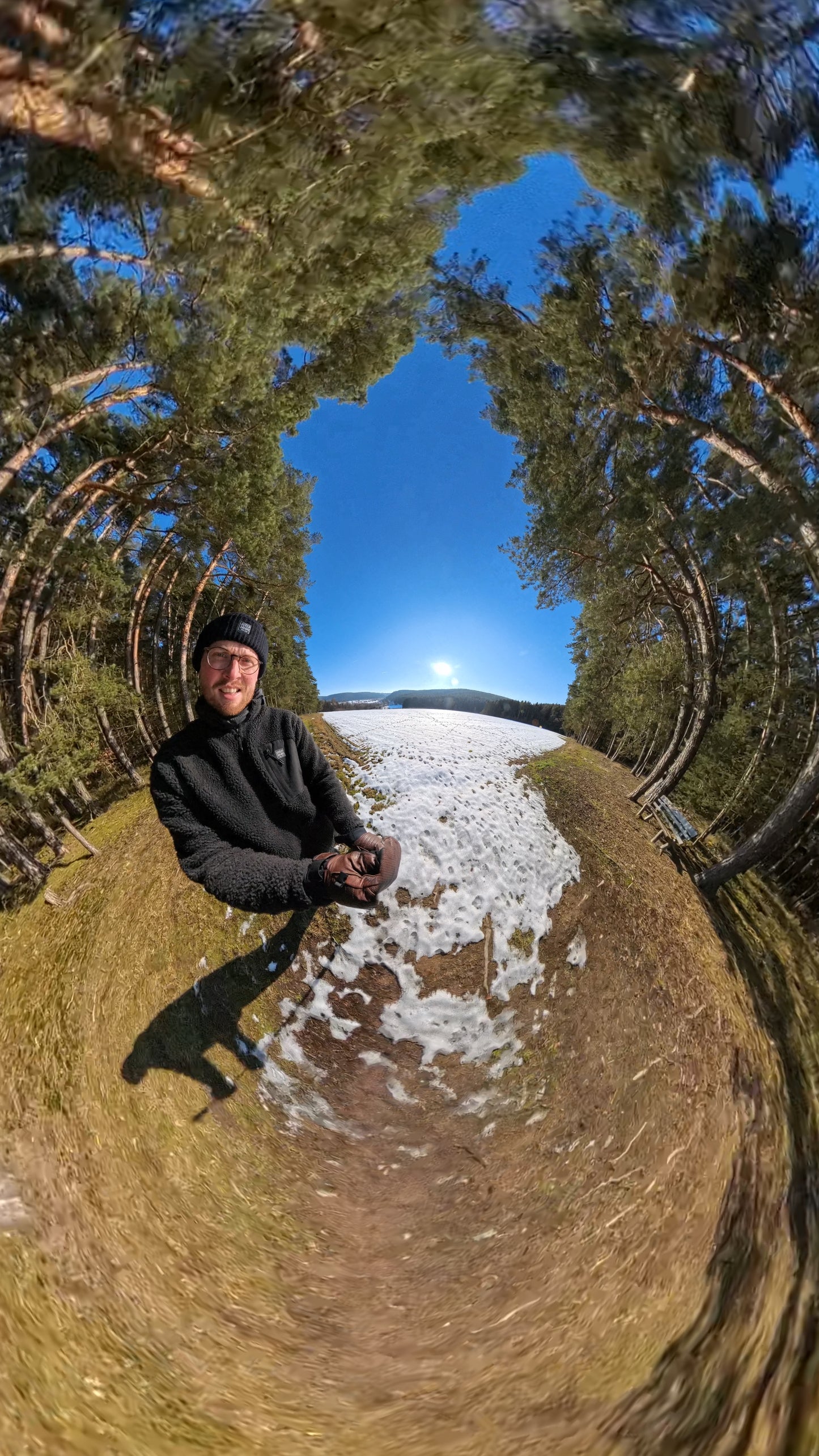 SHERPA Jacke Unisex, Black