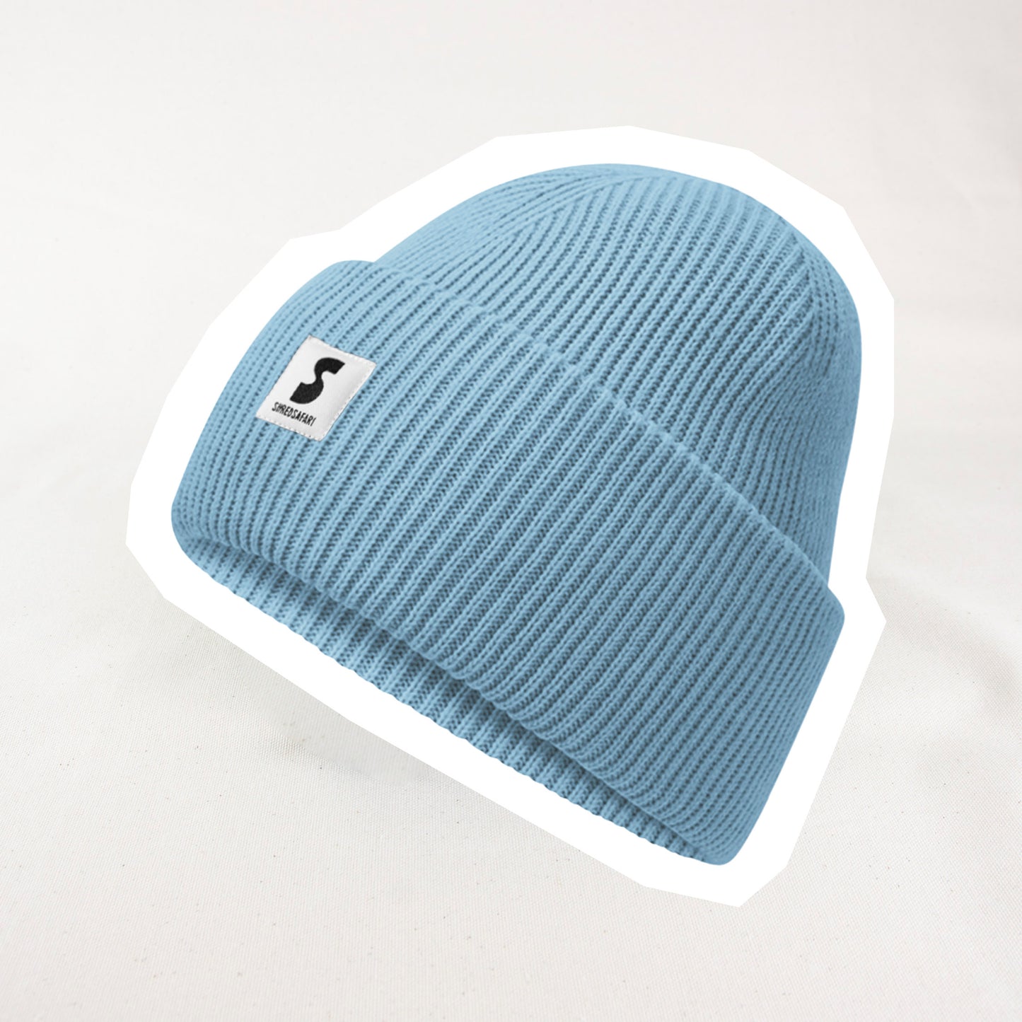 Slopestyle Fluffy Beanie, Dusty Blue