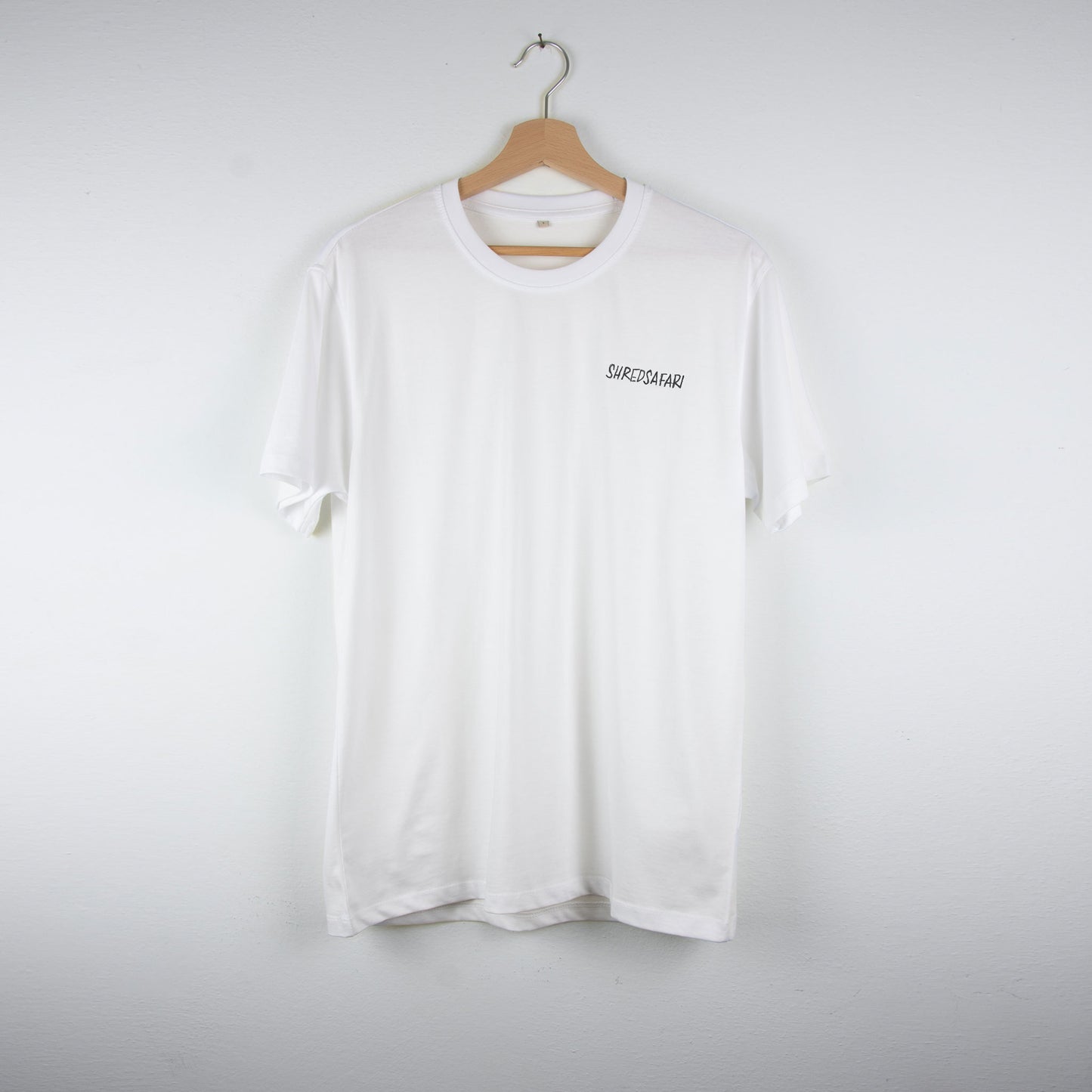 SHREDSAFARI Basic Contrast T-Shirt Unisex, White