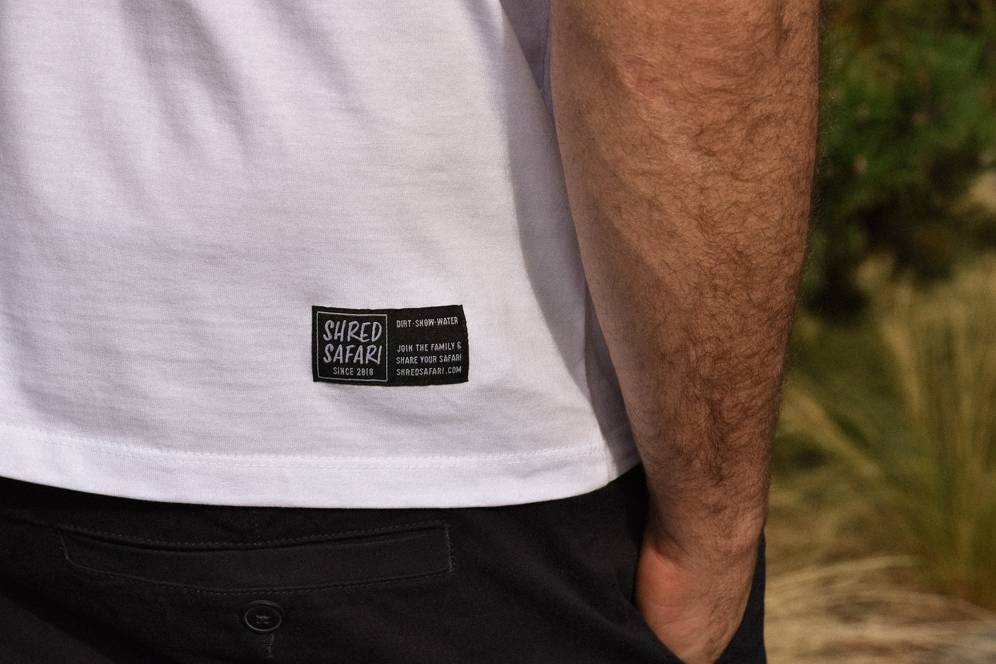 Basic Contrast T-Shirt Unisex, White