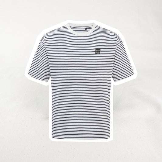 Sailor Oversized T-Shirt Unisex, Navy-White