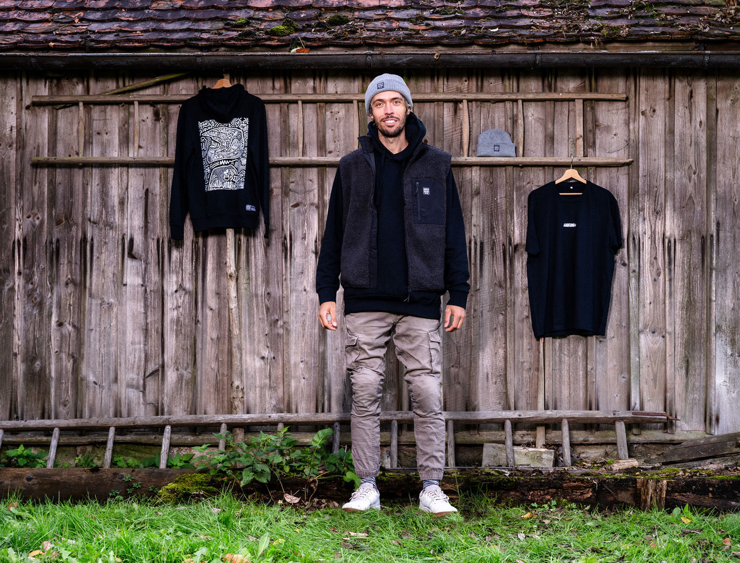 SHERPA Bodywarmer Unisex, Black