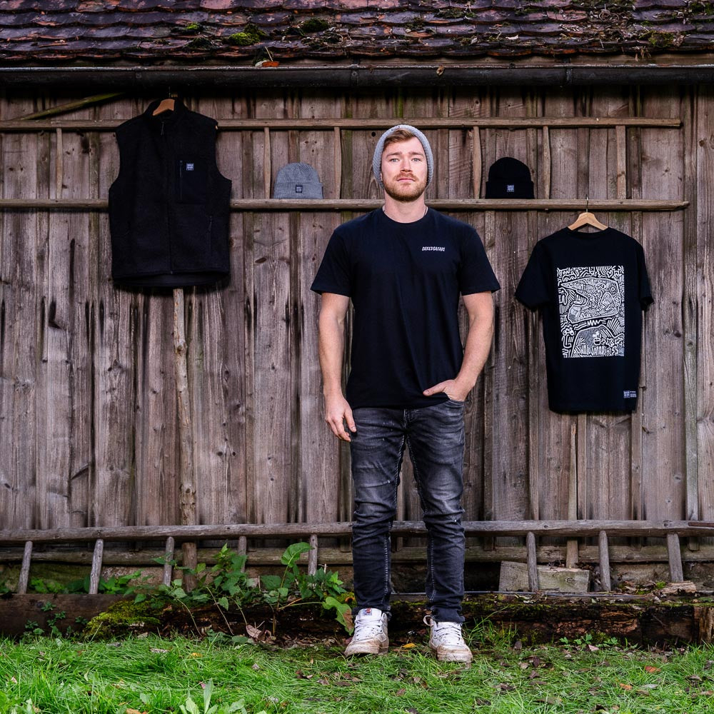 Trailsurf T-Shirt Unisex, Black