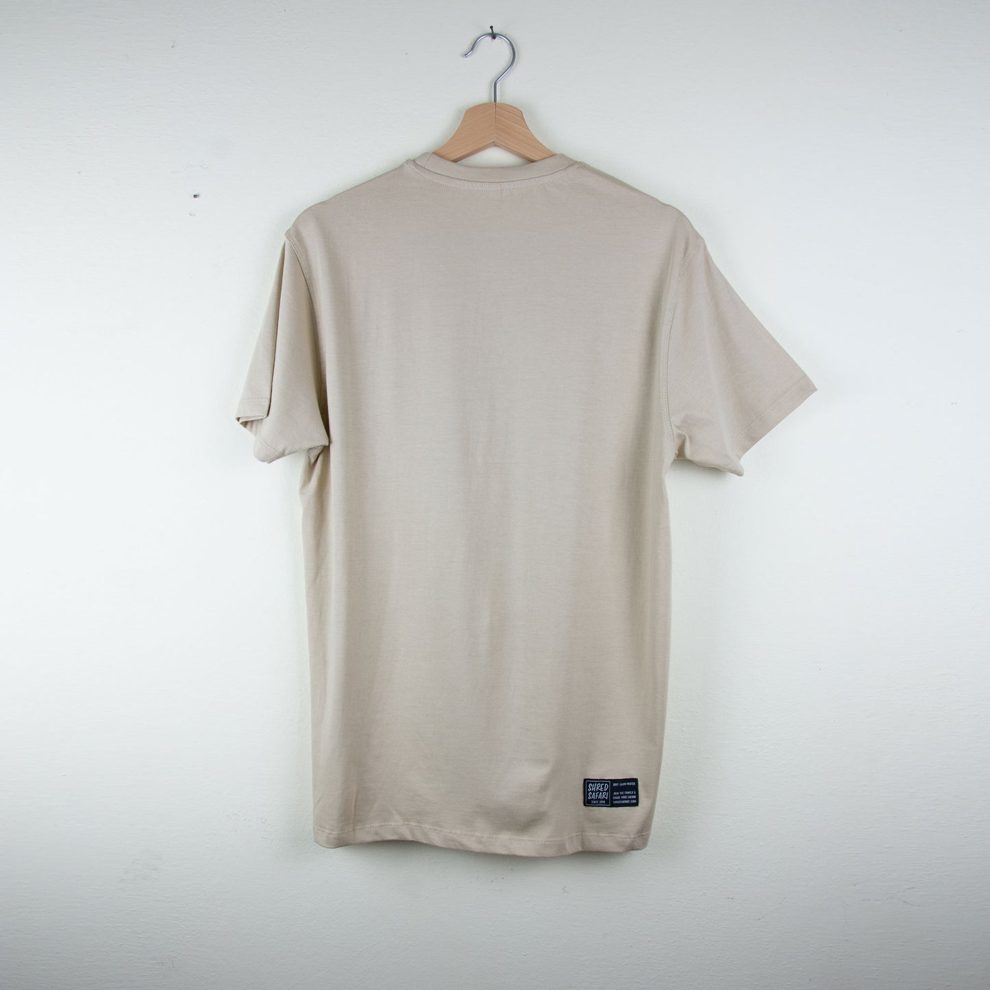 SHREDSAFARI Basic T-Shirt Unisex, Sand