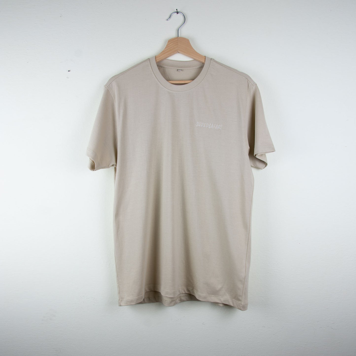 SHREDSAFARI Basic T-Shirt Unisex, Sand