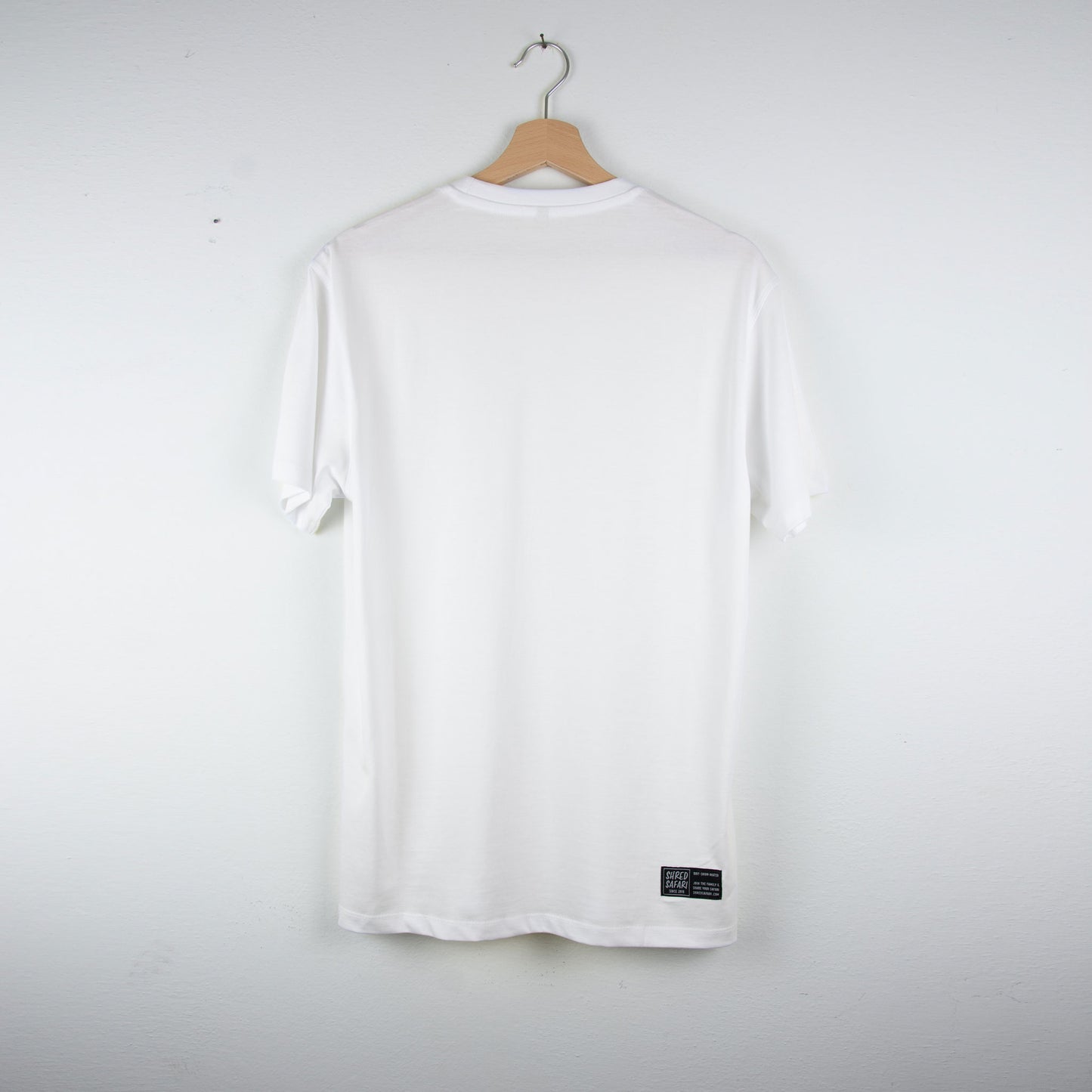 SHREDSAFARI Basic T-Shirt Unisex, White