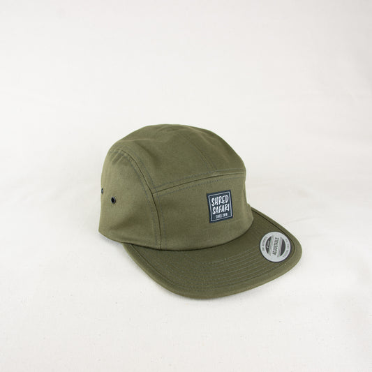 SHREDSAFARI Classic Jockey Cap, Olive